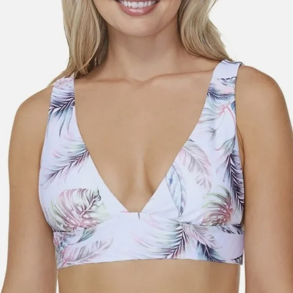 Raisins Reversible Tropical/Gingham Bikini Set Size XL